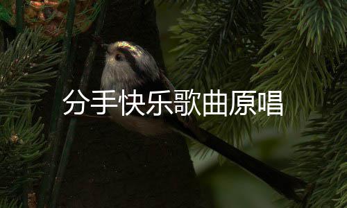 快乐原唱歌曲分手