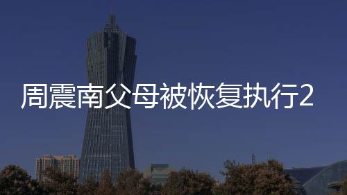 南父万余元 周震执行恢复母被金融借款纠纷涉及