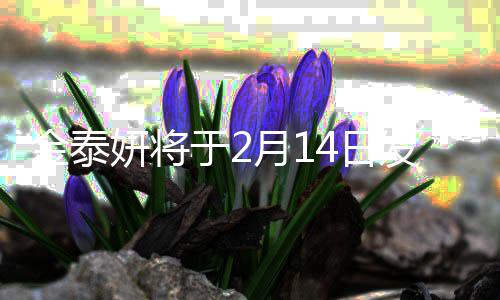 妍将于2月14日新专曲金泰辑发行收录首歌